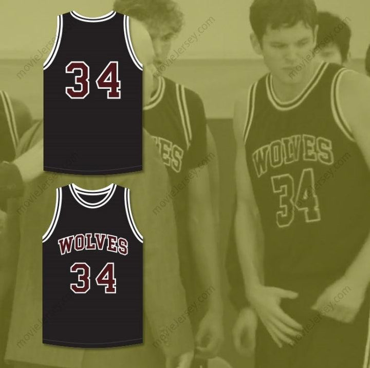 CUSTOM ANY Name Number BILLY DUNN 34  HIGH SCHOOL BLACK BASKETBALL JERSEY Top Stitched S-6XL