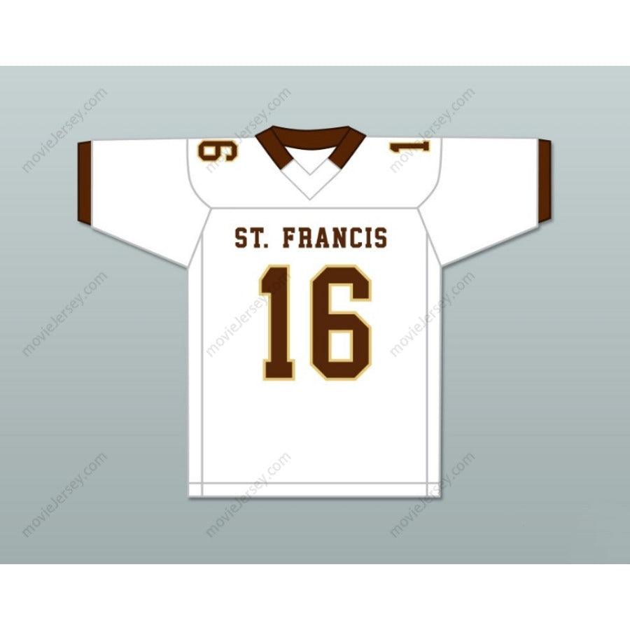 CUSTOM ANY Name Number GREG DULCICH 16 SAINT FRANCIS HIGH SCHOOL GOLDEN KNIGHTS Football Jersey Top Stitched S-6XL