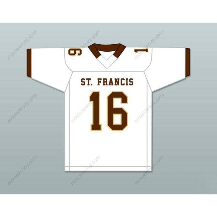 CUSTOM ANY Name Number GREG DULCICH 16 SAINT FRANCIS HIGH SCHOOL GOLDEN KNIGHTS Football Jersey Top Stitched S-6XL