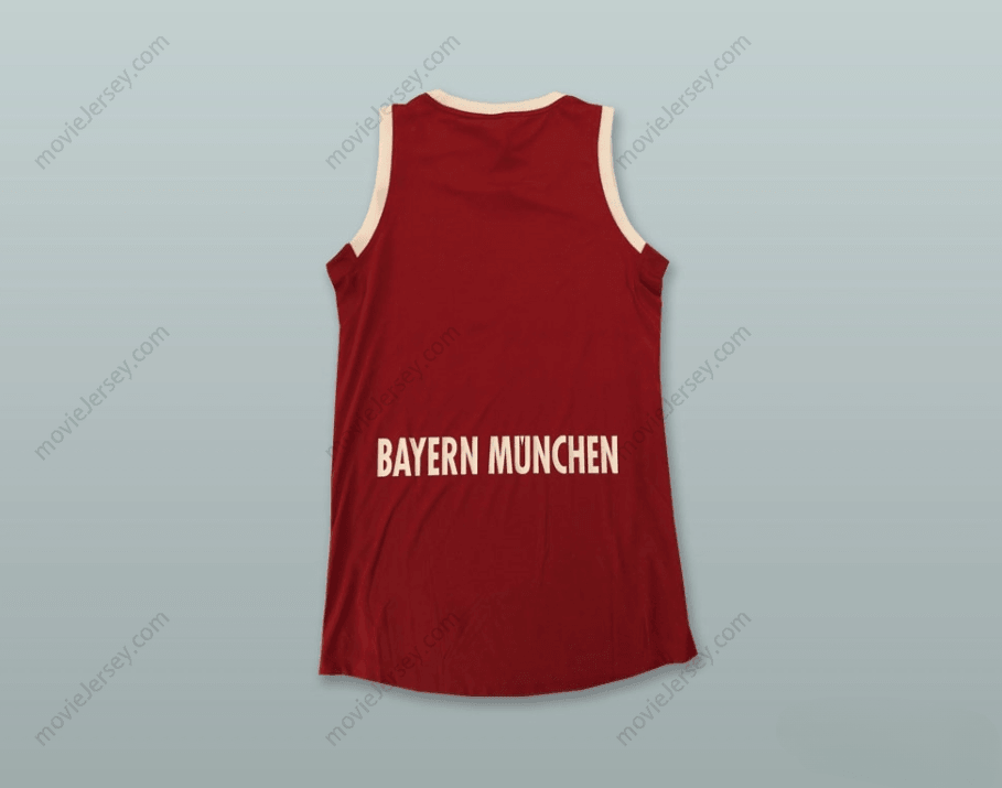 CUSTOM ANY Name Number BAYERN MUNICH RED BASKETBALL JERSEY Top Stitched S-6XL