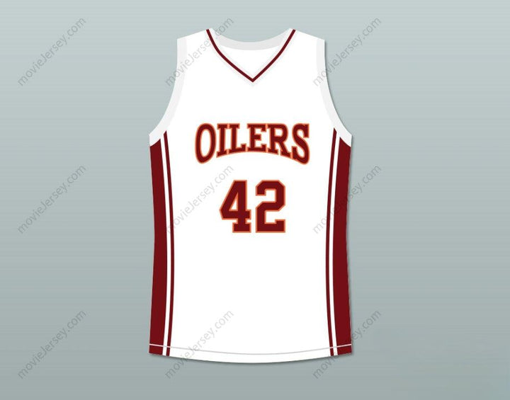CUSTOM ANY Name Number ROB BROWN KENYON STONE 42 RICHMOND OILERS AWAY BASKETBALL JERSEY COACH CARTER Top Stitched S-6XL
