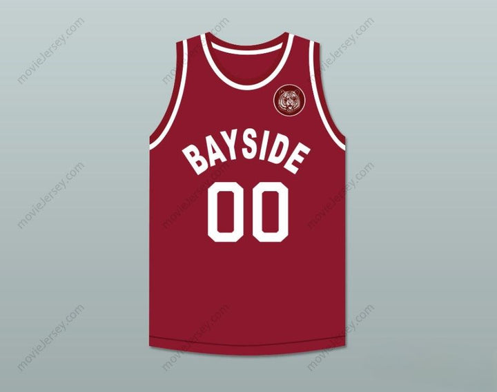 CUSTOM ANY Name Number SAVED BY THE BELL SCREECH 00 BAYSIDE TIGERS AWAY BASKETBALL JERSEY INCLUDES TIGER PATCH Top Stitched S-6XL