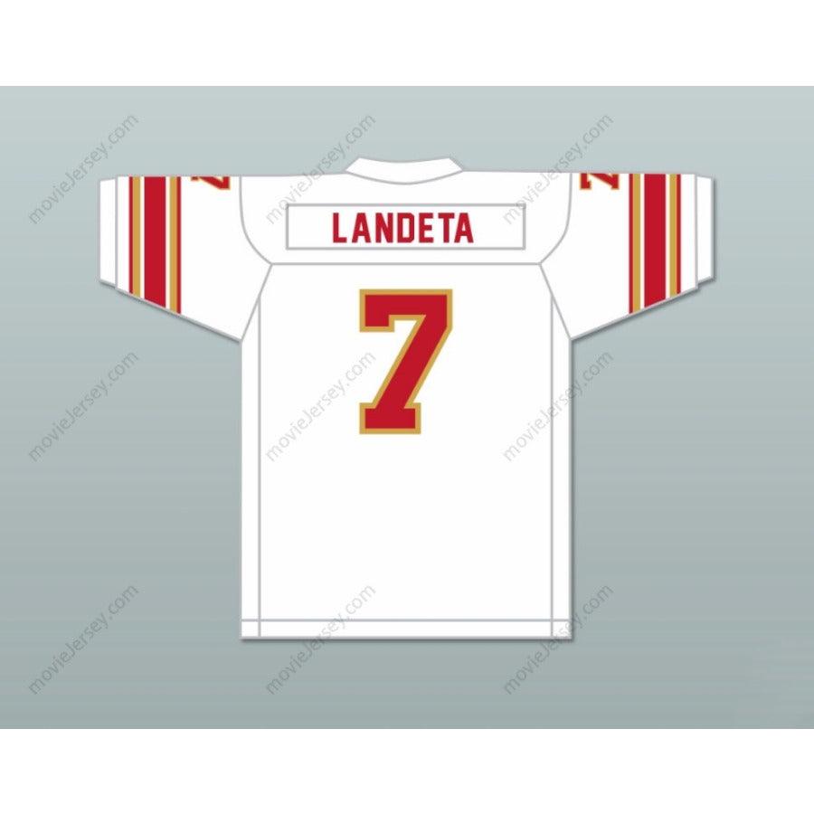 CUSTOM ANY Name Number 1985 USFL SEAN LANDETA 7 BALTIMORE STARS HOME Football Jersey Top Stitched S-6XL