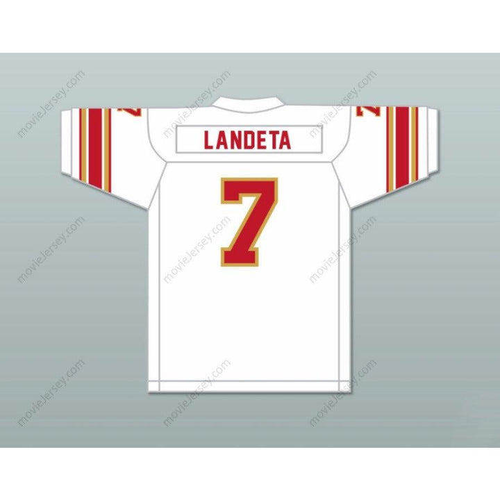 CUSTOM ANY Name Number 1985 USFL SEAN LANDETA 7 BALTIMORE STARS HOME Football Jersey Top Stitched S-6XL