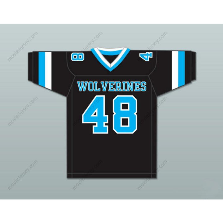 CUSTOM ANY Name Number ROB GRONKOWSKI 48 WOODLAND HILLS HIGH SCHOOL WOLVERINES Football Jersey Top Stitched S-6XL