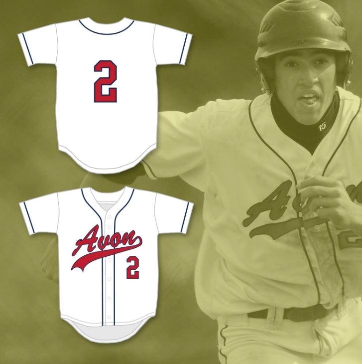 Custom Any Name Number GEORGE SPRINGER 2   OLD FARMS SCHOOL WINGED BEAVERS WHITE BASEBALL JERSEY 1 Top Stitched S-6XL