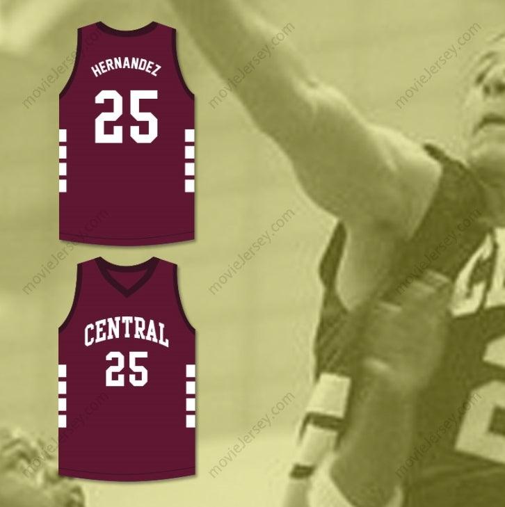 CUSTOM ANY Name Number AARON HERNANDEZ 25 BRISTOL CENTRAL RAMS MAROON BASKETBALL JERSEY KILLER INSIDE: THE MIND OF AARON HERNANDEZ Top Stitched S-6XL