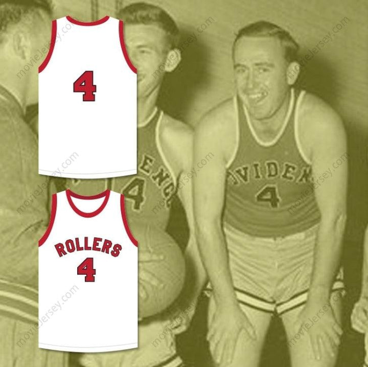 CUSTOM ANY Name Number DINO MARTIN 4 PROVIDENCE STEAMROLLERS WHITE BASKETBALL JERSEY 3 Top Stitched S-6XL