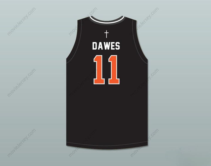 CUSTOM ANY Name Number KENNY DAWES 11 BISHOP HAYES TIGERS BLACK BASKETBALL JERSEY THE WAY BACK Top Stitched S-6XL