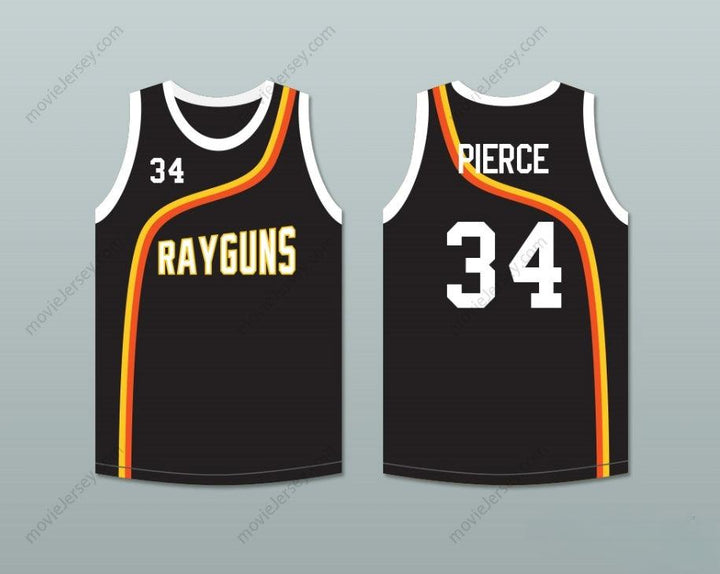 CUSTOM ANY Name Number PAUL PIERCE 34 ROSWELL RAYGUNS BLACK BASKETBALL JERSEY Top Stitched S-6XL