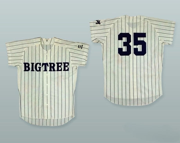 Custom Any Name Number BIGTREE 35 JAPAN PINSTRIPED BASEBALL JERSEY Top Stitched S-6XL
