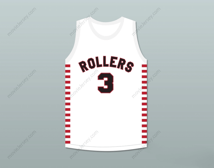 CUSTOM ANY Name Number ERNIE CALVERLEY 3 PROVIDENCE STEAMROLLERS WHITE BASKETBALL JERSEY 2 Top Stitched S-6XL