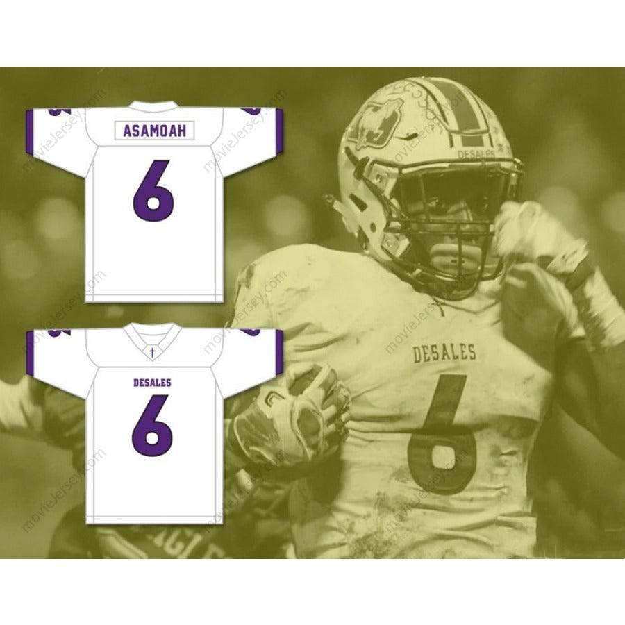 CUSTOM ANY Name Number BRIAN ASAMOAH 6 ST. FRANCIS DESALES HIGH SCHOOL STALLIONS Football Jersey Top Stitched S-6XL