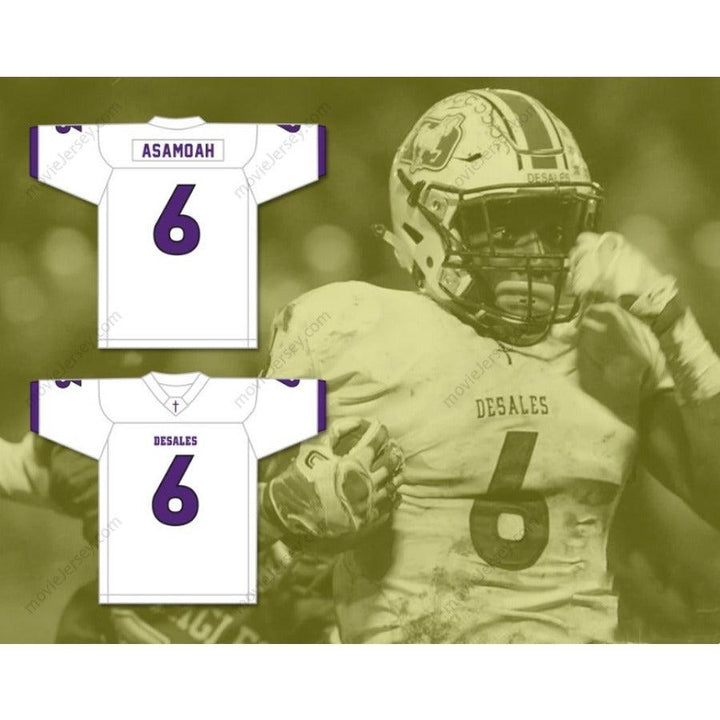 CUSTOM ANY Name Number BRIAN ASAMOAH 6 ST. FRANCIS DESALES HIGH SCHOOL STALLIONS Football Jersey Top Stitched S-6XL