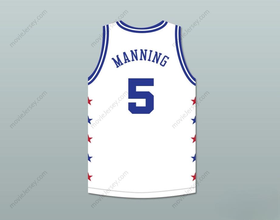 CUSTOM ANY Name Number DANNY MANNING 5 MAGIC JOHNSON ALL STAR GAME WHITE BASKETBALL JERSEY 1990 MIDSUMMER NIGHT'S MAGIC CHARITY EVENT Top Stitched S-6XL