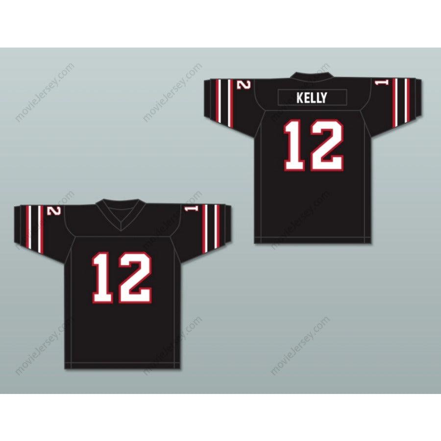 CUSTOM ANY Name Number 1984 USFL JIM KELLY 12 HOUSTON GAMBLERS ROAD Football Jersey Top Stitched S-6XL