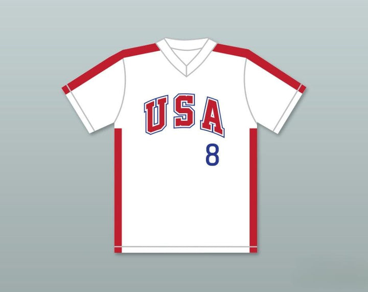 Custom Any Name Number BILL SWIFT 8 1984 USA TEAM WHITE BASEBALL JERSEY Top Stitched S-6XL