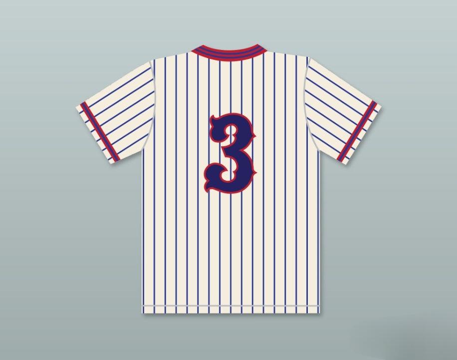 Custom Any Name Number JOE GNOFFO MARCUS ELLWOOD 3 BENCHWARMERS PINSTRIPED BASEBALL JERSEY Top Stitched S-6XL
