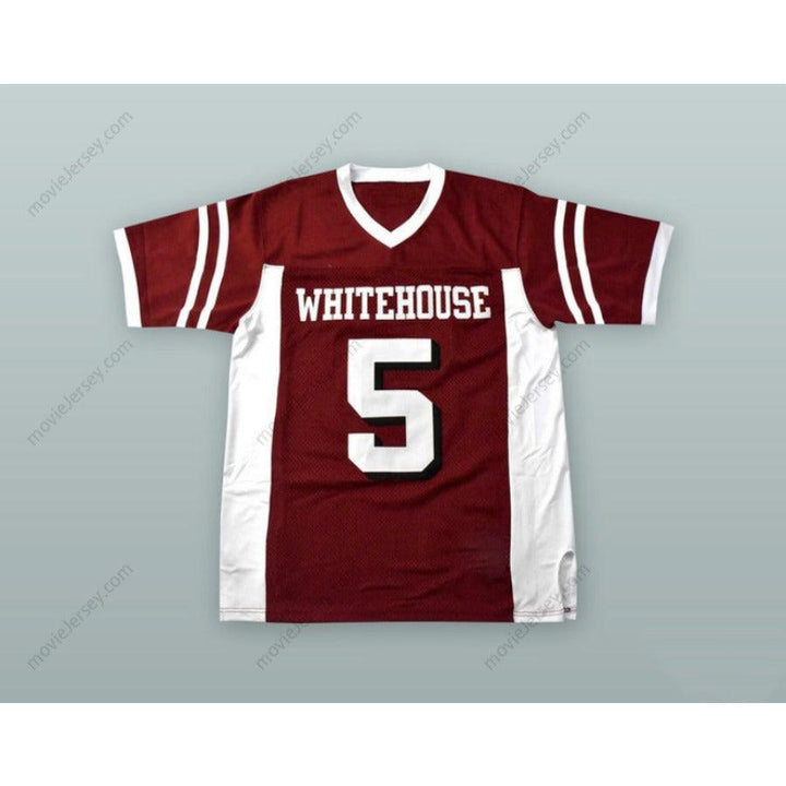 CUSTOM ANY Name Number PATRICK MAHOMES 5 WHITEHOUSE HIGH SCHOOL WILDCATS MAROON ALTERNATE FOOTBALL JERSEY Top Stitched S-6XL