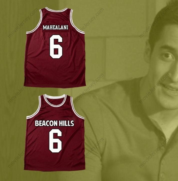 CUSTOM ANY Name Number DANNY MAHEALANI 6 BEACON HILLS BASKETBALL JERSEY TEEN WOLF Top Stitched S-6XL