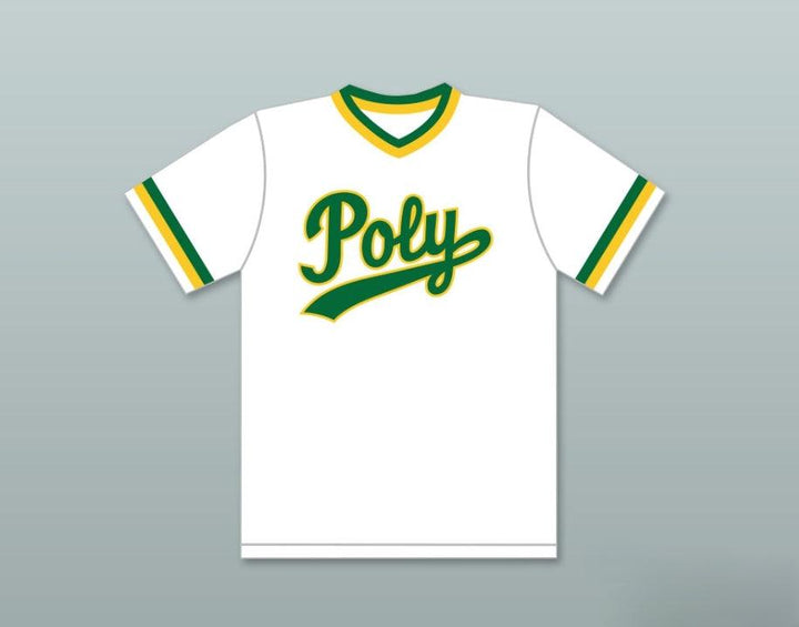 Custom Any Name Number TONY GWYNN 19   POLYTECHNIC HIGH SCHOOL JACKRABBITS WHITE BASEBALL JERSEY 1 Top Stitched S-6XL