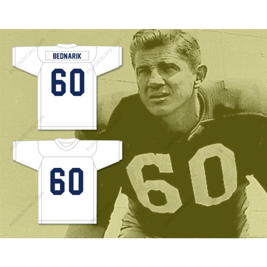CUSTOM ANY Name Number CUSTOM ANY Name CHUCK BEDNARIK 60 LIBERTY HIGH SCHOOL FOOTBALL JERSEY S-6XL Top Stitched S-6XL