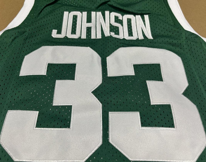 Michigan State Spartans Magic Johnson #33 Basketball Jersey  All Stitched S-2XL