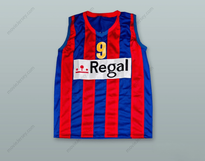CUSTOM ANY Name Number RICKY RUBIO BARCELONA SPAIN BASKETBALL JERSEY Top Stitched S-6XL