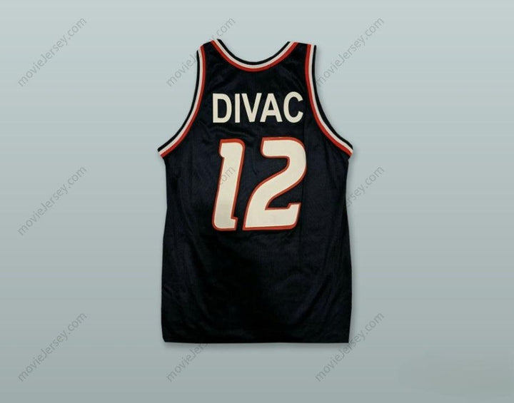 CUSTOM ANY Name Number VLADE DIVAC 12 JUGOSLAVIJA BLACK BASKETBALL JERSEY Top Stitched S-6XL