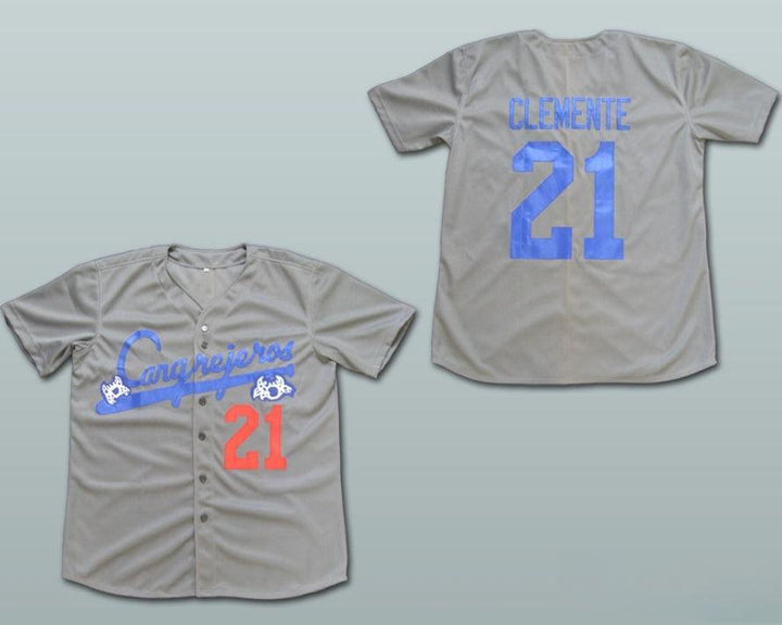 Custom Any Name Number ROBERTO CLEMENTE 21 SANTURCE CRABBERS PUERTO RICO BASEBALL JERSEY ALL SIZES Top Stitched S-6XL