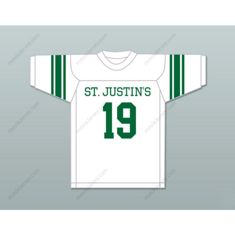 CUSTOM JOHNNY UNITAS 19 ST. JUSTIN'S HIGH SCHOOL PITTSBURGH FOOTBALL JERSEY Top Stitched S-6XL
