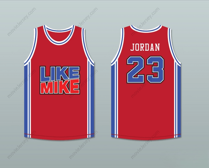 CUSTOM ANY Name Number MICHAEL   23 LIKE MIKE RED BASKETBALL JERSEY Top Stitched S-6XL
