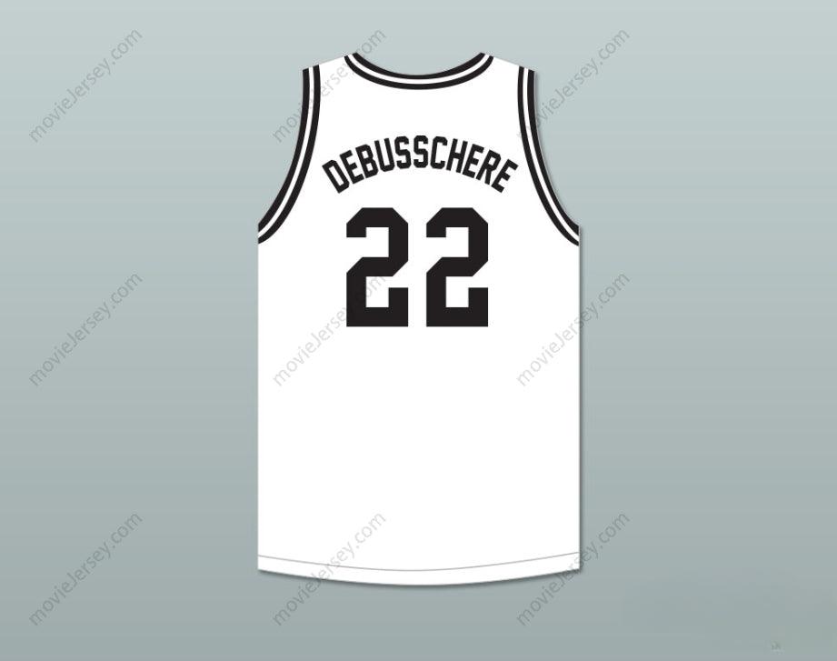 CUSTOM ANY Name Number DAVE DEBUSSCHERE 22 AUSTIN CATHOLIC PREPARATORY SCHOOL FRIARS WHITE BASKETBALL JERSEY Top Stitched S-6XL