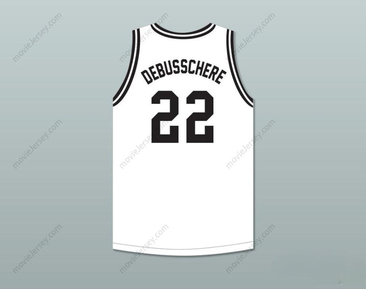 CUSTOM ANY Name Number DAVE DEBUSSCHERE 22 AUSTIN CATHOLIC PREPARATORY SCHOOL FRIARS WHITE BASKETBALL JERSEY Top Stitched S-6XL