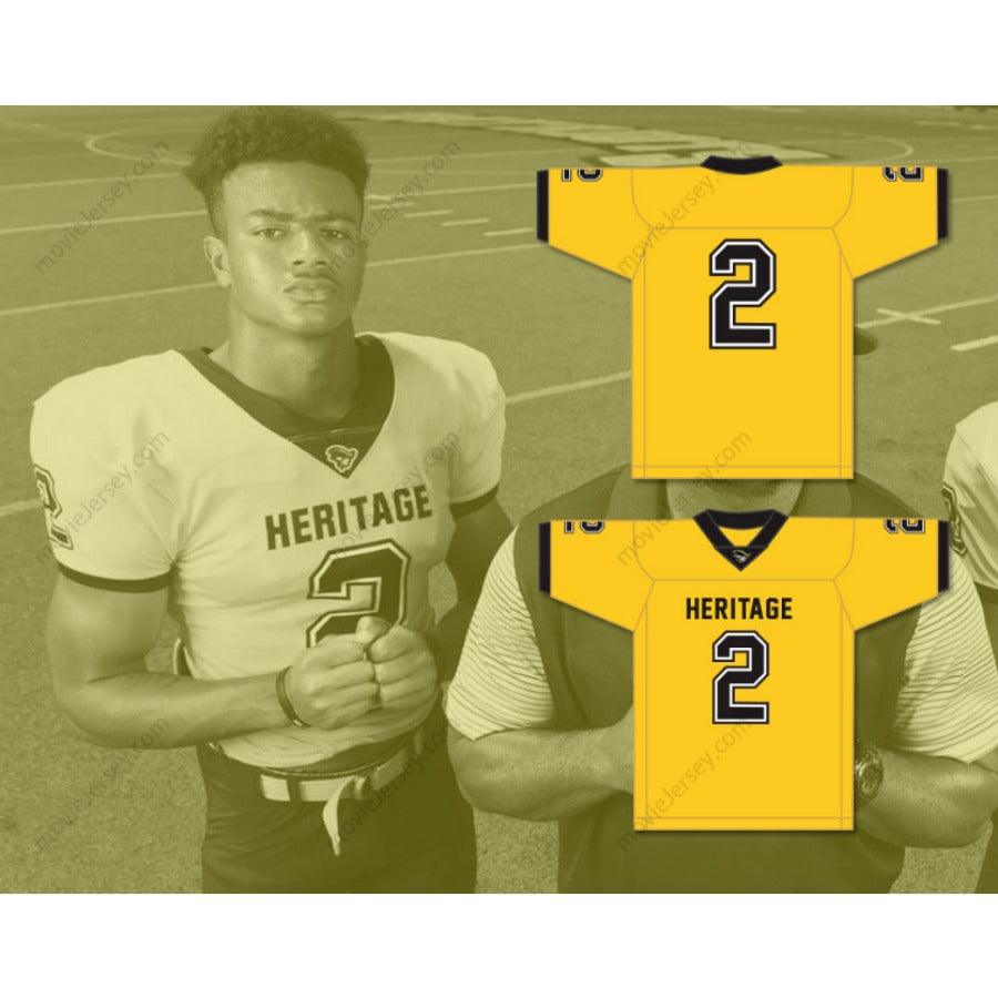 CUSTOM ANY Name Number PATRICK SURTAIN II 2 AMERICAN HERITAGE SCHOOL PATRIOTS Top Stitched S-6XL