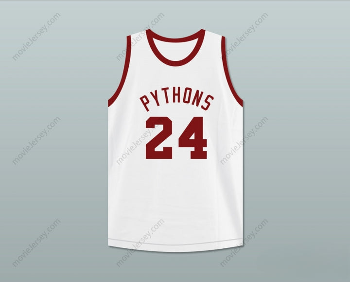 CUSTOM ANY Name Number JOSEPH 'DRIFTWOOD' HAINEY 24  PYTHONS BASKETBALL JERSEY THE FISH THAT SAVED  Top Stitched S-6XL