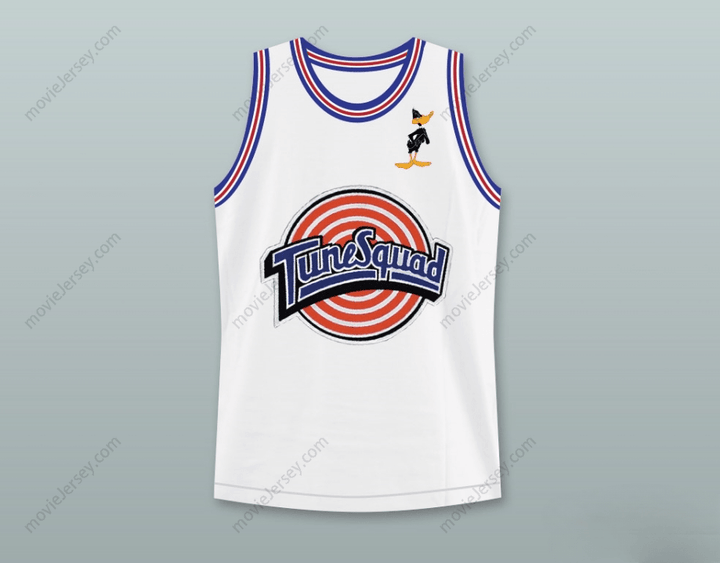 CUSTOM ANY Name Number SPACE JAM DAFFY DUCK 2 TUNE SQUAD BASKETBALL JERSEY WITH DAFFY DUCK PATCH Top Stitched S-6XL