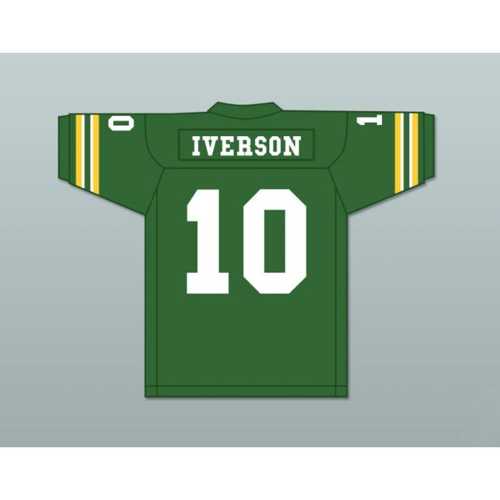 CUSTOM ANY Name Number ALLEN IVERSON 10 BETHEL HIGH SCHOOL BRUINS Football Jersey Top Stitched S-6XL