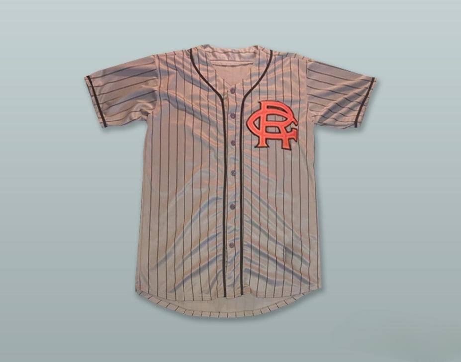 Custom Any Name Number  ROYAL GIANTS 28 GRAY PINSTRIPED BASEBALL JERSEY Top Stitched S-6XL