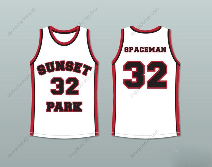CUSTOM ANY Name Number TERRENCE HOWARD SPACEMAN 32 SUNSET PARK WHITE BASKETBALL JERSEY Top Stitched S-6XL