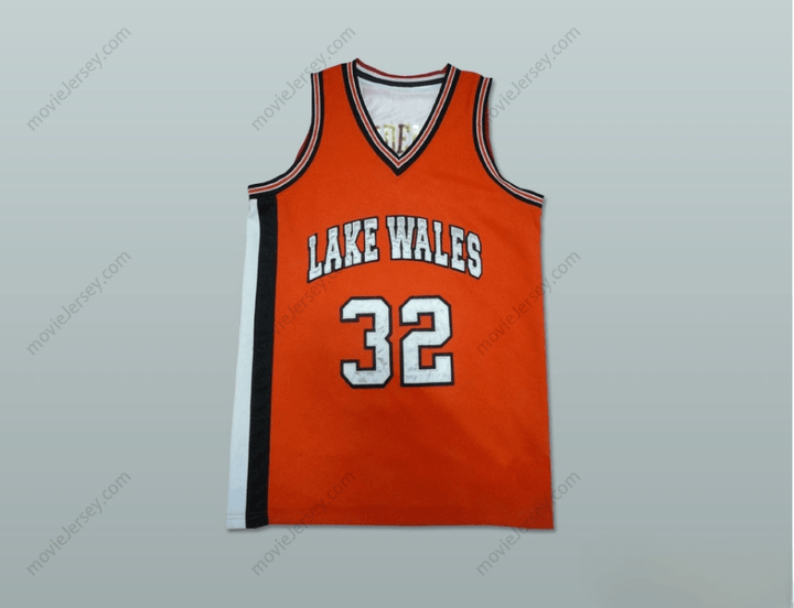 CUSTOM ANY Name Number AMAR'E STOUDEMIRE 32 LAKES WALES HIGH SCHOOL BASKETBALL JERSEY ORANGE Top Stitched S-6XL