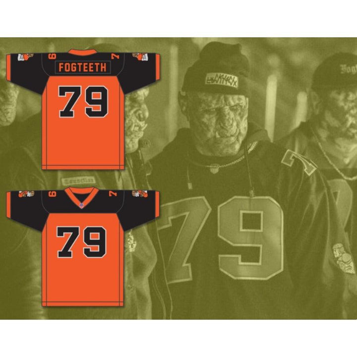 CUSTOM ANY Name PATCHES ORC FOGTEETH 79 Football Jersey Top Stitched S-6XL