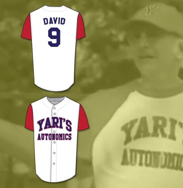 Custom Any Name Number LARRY DAVID YARI'S AUTONOMICS BASEBALL JERSEY STITCH SEWN DELUXE EDITION Top Stitched S-6XL