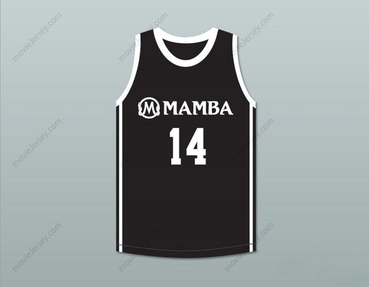 CUSTOM ANY Name Number PAYTON CHESTER 14 MAMBA BALLERS BLACK BASKETBALL JERSEY VERSION 2 Top Stitched S-6XL