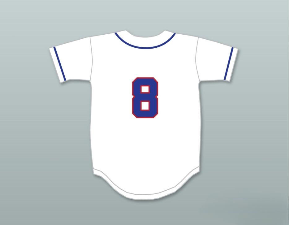 Custom Any Name Number PJ WALTERS 8 PACE ATHLETIC AND RECREATION ASSOCIATION WHITE BASEBALL JERSEY 1 Top Stitched S-6XL