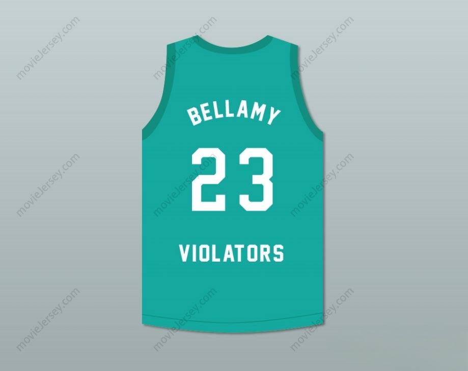 CUSTOM ANY Name Number BILL BELLAMY 23 VIOLATORS BASKETBALL JERSEY 3RD ANNUAL ROCK N' JOCK B-BALL JAM 1993 Top Stitched S-6XL