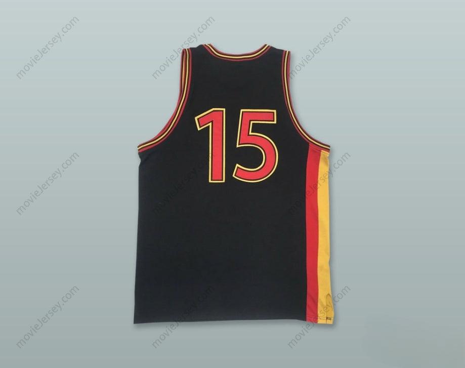 CUSTOM ANY Name Number JEWELS 15 BLACK RUCKER PARK BASKETBALL JERSEY Top Stitched S-6XL