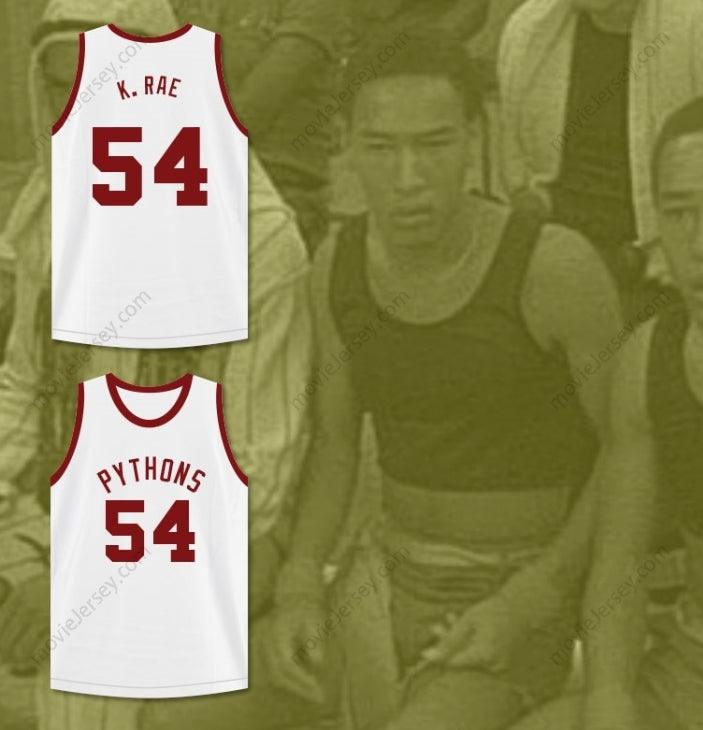 CUSTOM ANY Name Number KENNY RAE 54  PYTHONS BASKETBALL JERSEY THE FISH THAT SAVED  Top Stitched S-6XL