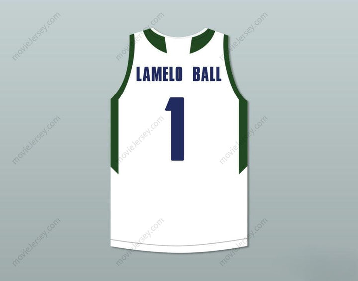 CUSTOM ANY Name Number LAMELO BALL 1   HUSKIES WHITE BASKETBALL JERSEY 2 Top Stitched S-6XL