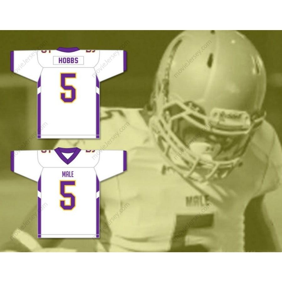 CUSTOM ANY Name Number NATE HOBBS 5 MALE HIGH SCHOOL BULLDOGS Football Jersey Top Stitched S-6XL